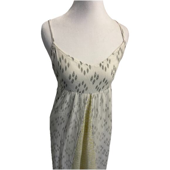 O' Neill Lagoon Maxi Dress Yellow Summer Boho Sundress Surfer Beachy Fairy Sz 7 - Picture 5 of 12